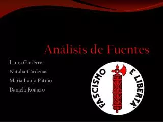 an lisis de fuentes