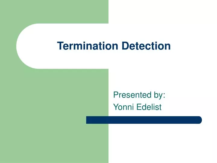 termination detection
