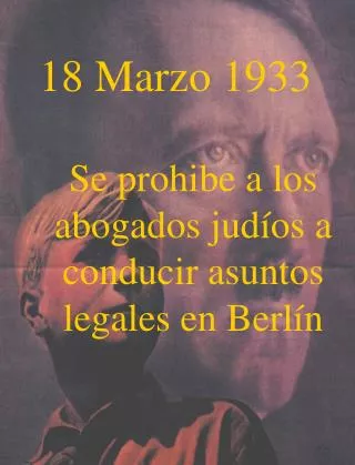 18 marzo 1933