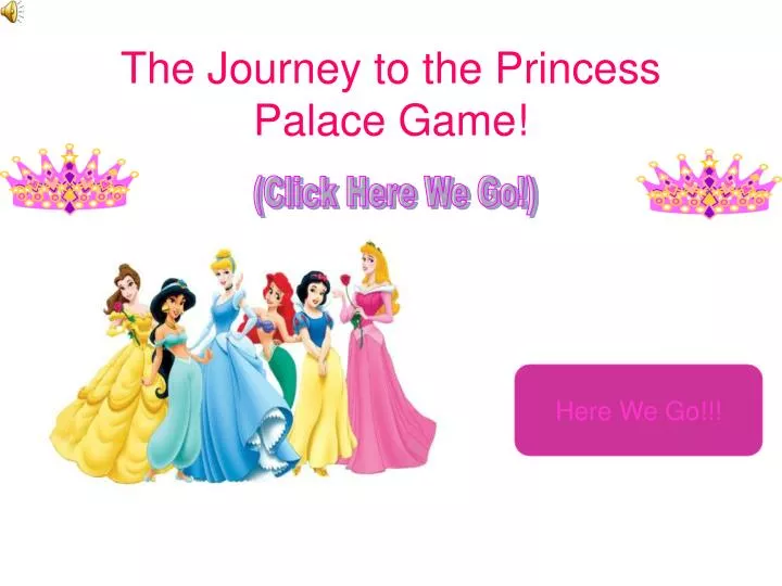 the journey to the princess palace game