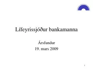 l feyrissj ur bankamanna