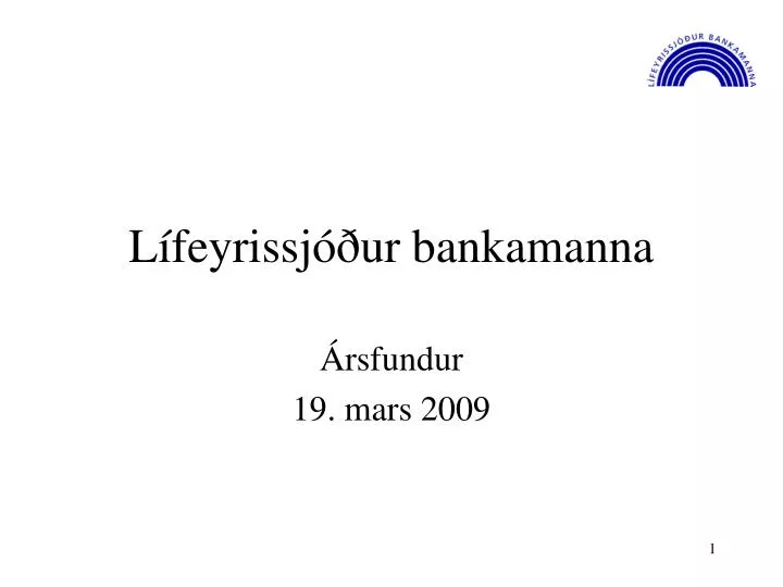 l feyrissj ur bankamanna