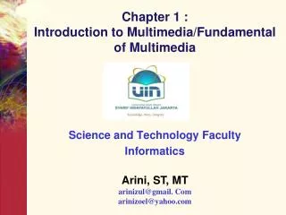 Chapter 1 : Introduction to Multimedia/Fundamental of Multimedia