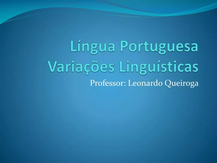 l ngua portuguesa varia es lingu sticas