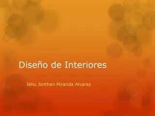 dise o de interiores