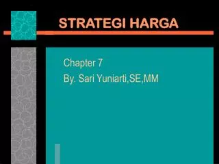 strategi harga