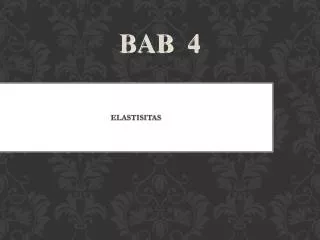 elastisitas