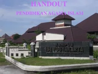 handout pendidikan agama islam