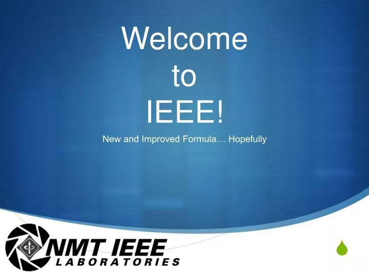 welcome to ieee