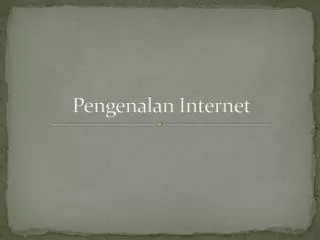 pengenalan internet
