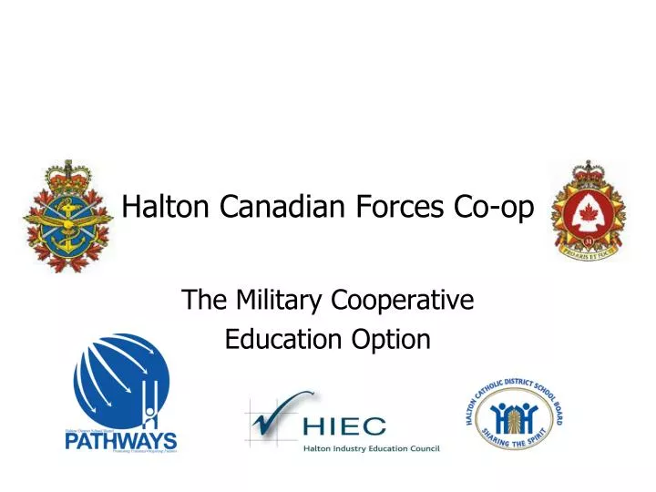 halton canadian forces co op