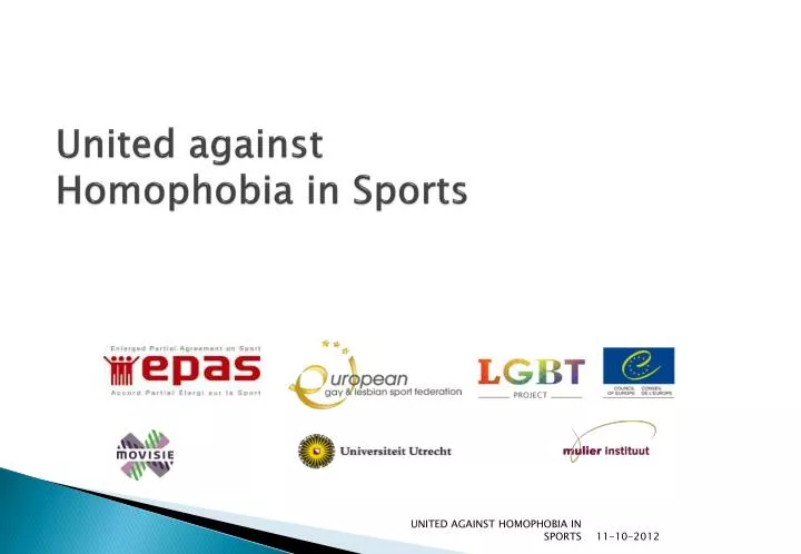 united against homophobia in sports