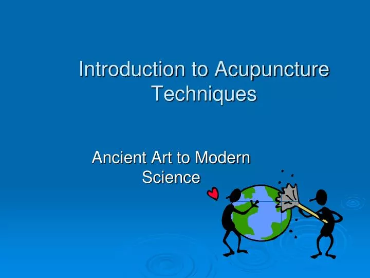 introduction to acupuncture techniques
