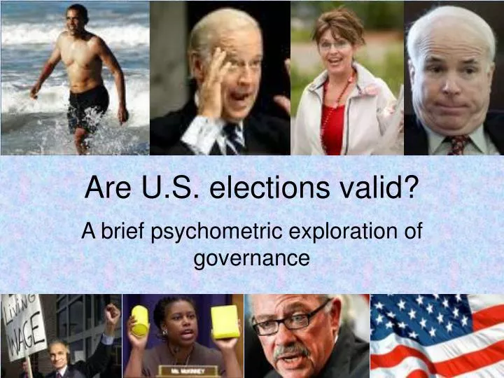 are u s elections valid