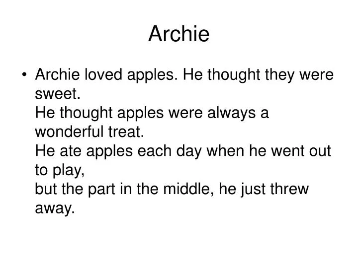 archie