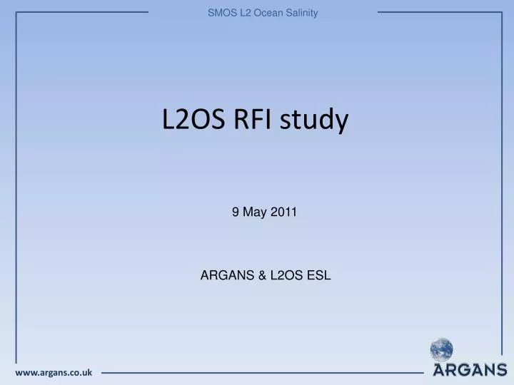 l2os rfi study