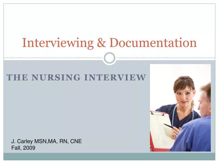 interviewing documentation