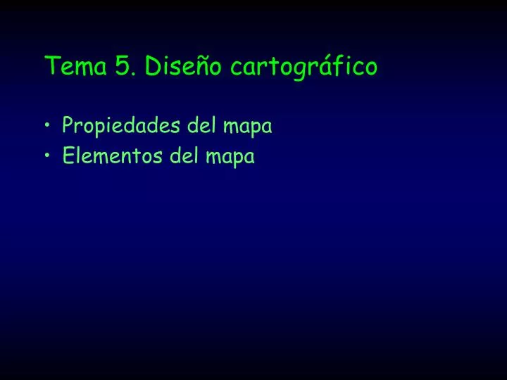 tema 5 dise o cartogr fico