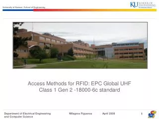 Access Methods for RFID: EPC Global UHF Class 1 Gen 2 -18000-6c standard