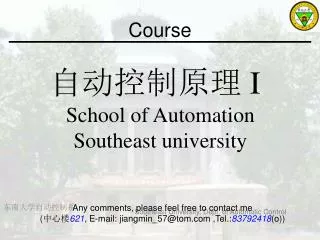 course