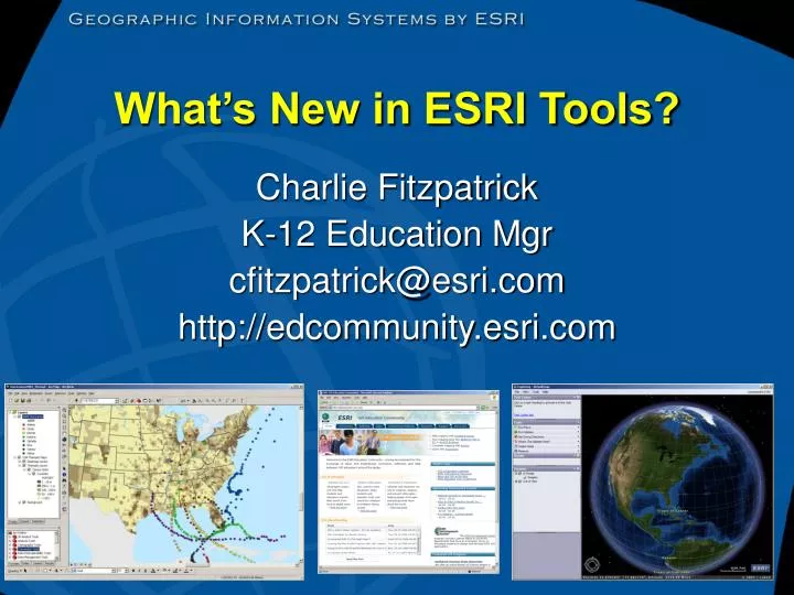 what s new in esri tools