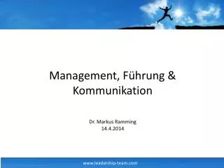 management f hrung kommunikation