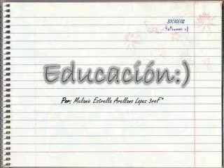 educaci n