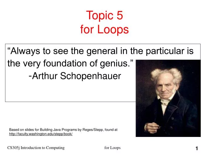 topic 5 for loops