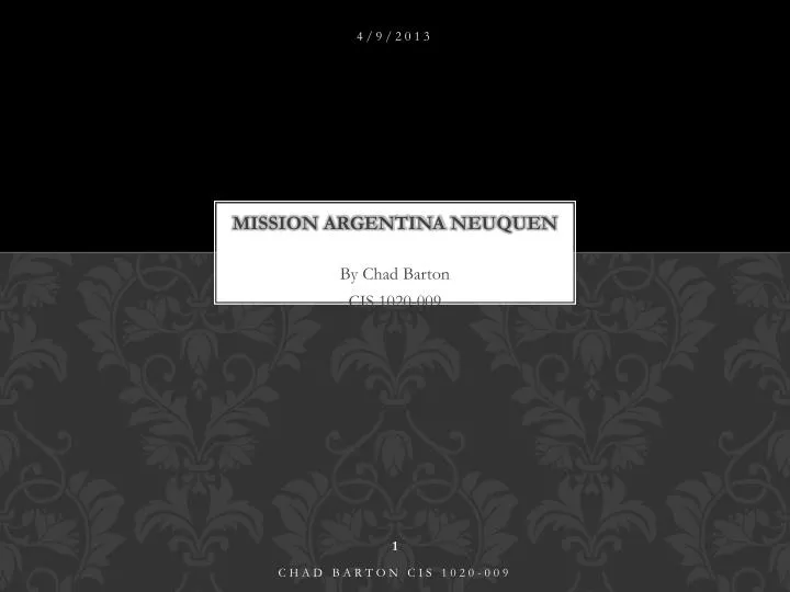 mission argentina neuquen