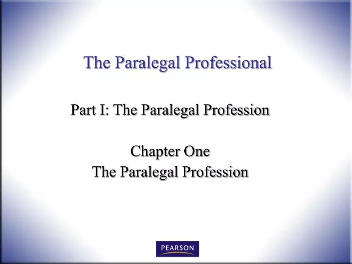 the paralegal professional