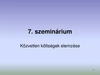 7 szemin rium