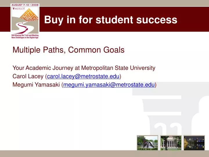 buy in for student success
