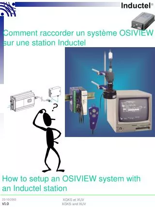 Comment raccorder un système OSIVIEW sur une station Inductel