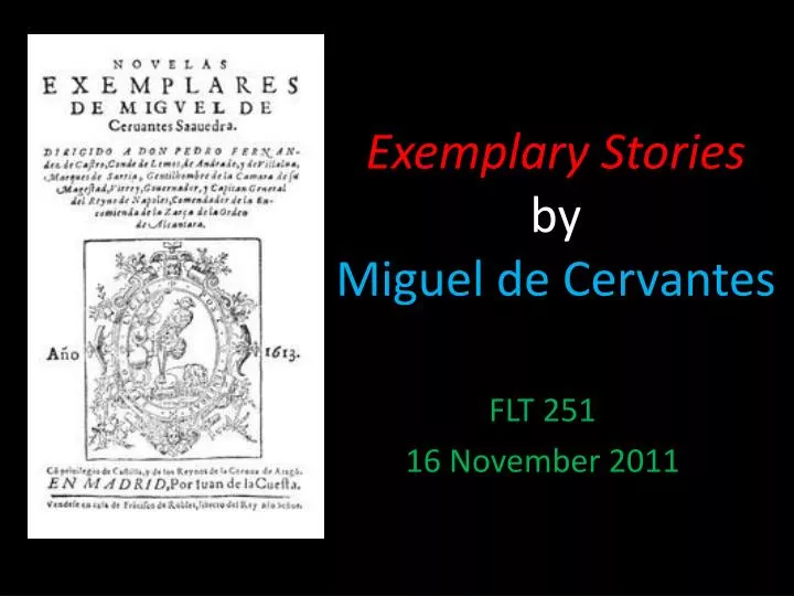 exemplary stories by miguel de cervantes