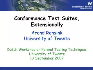Conformance Test Suites, Extensionally