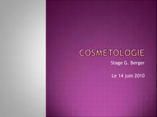 cosm tologie