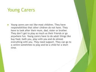 Young Carers