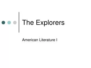 the explorers