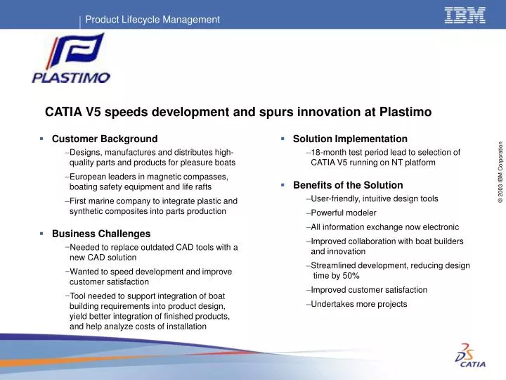 catia v5 speeds development and spurs innovation at plastimo