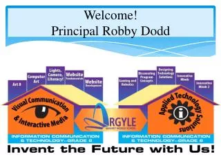 Welcome! Principal Robby Dodd