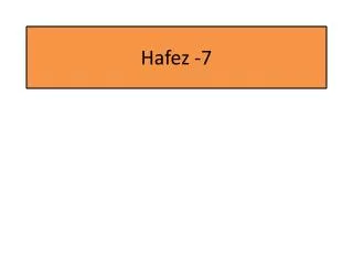 Hafez -7
