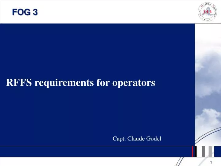 rffs requirements for operators