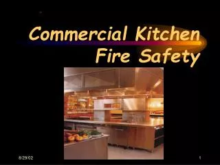 Commercial Kitchen Fire Safety