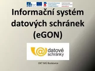 informa n syst m datov ch schr nek egon