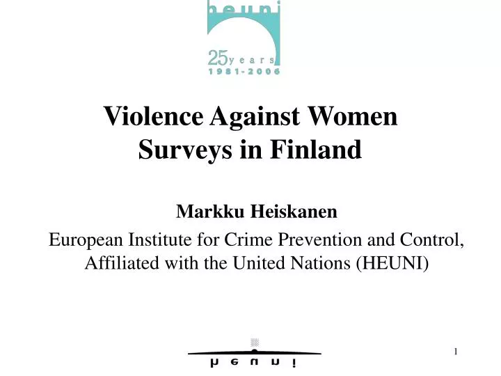 violence against women surveys in finland