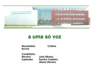 a uma s voz