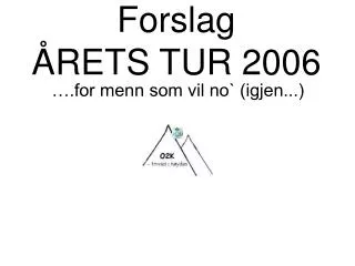 forslag rets tur 2006