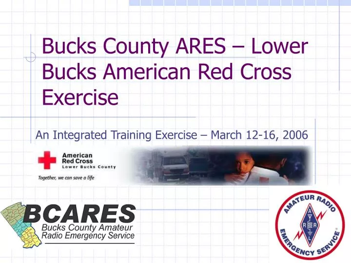 bucks county ares lower bucks american red cross exercise