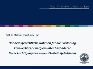 prof dr matthias knauff ll m eur