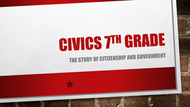 civics 7 th grade